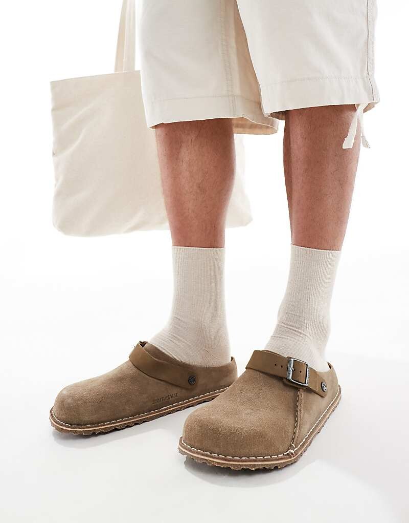 

Birkenstock - Lutry - Сабо из коричневой замши