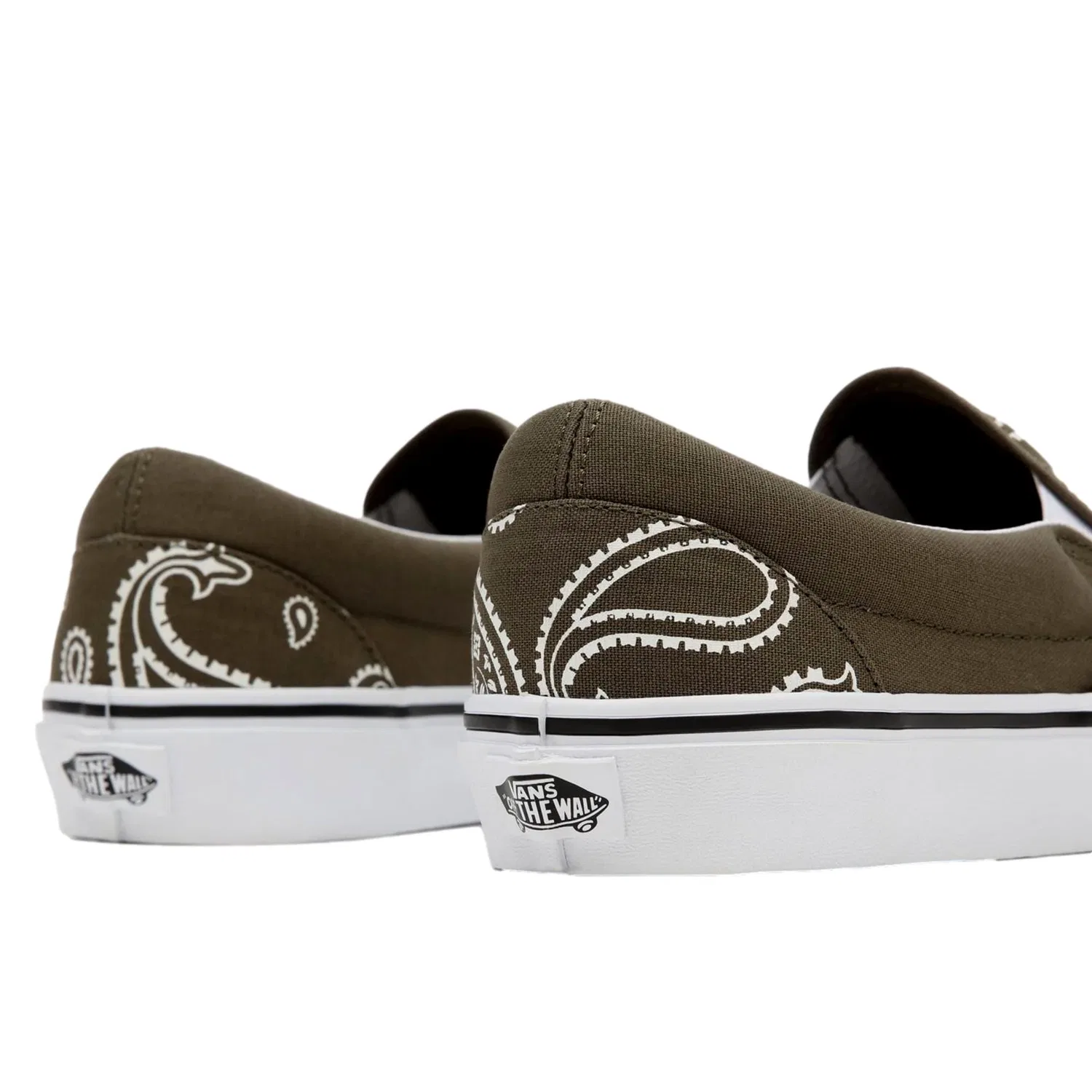 Men's Vans Classic Slip On - Peace Paisley Grape Leaf / True White VN0A5JMHB0F — фото 4