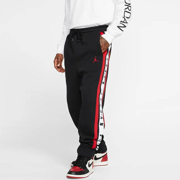 Спортивные штаны Air Jordan Bundle Feet Sports Fleece Lined Basketball Long Pants Black, черный — фото 4