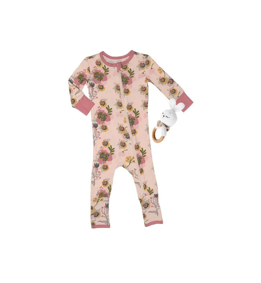 Baby Grey By Everly Grey Детский серый комбинезон-трансформер для девочек от Everly Grey с длинными рукавами — фото 2