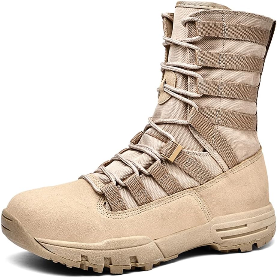 

Мужские военные тактические ботинки Suwequest, водонепроницаемые, для походов, камуфляжные, полевые, с противоскользящей подошвой, для пустыни и активного отдыха, 39 Sand