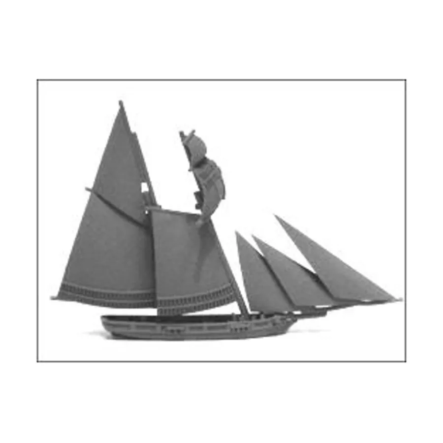 

Балтимор Капер, Micronauts - Napoleonic Era Sailing Ships - Battle Sail Sets (1:1200)