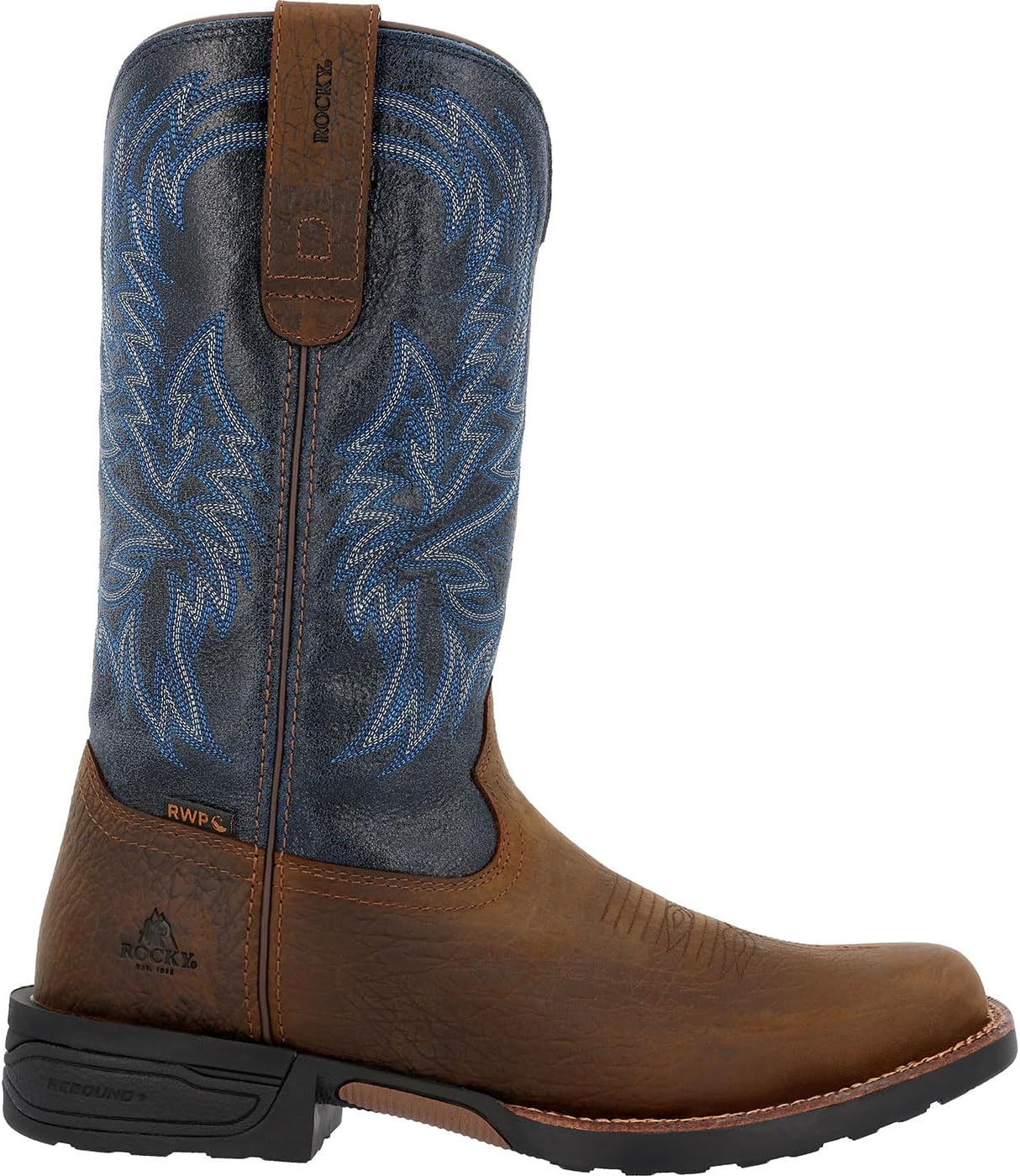 

Водонепроницаемые вестерн-бутсы ROCKY Bronco 12, синий/коричневый
