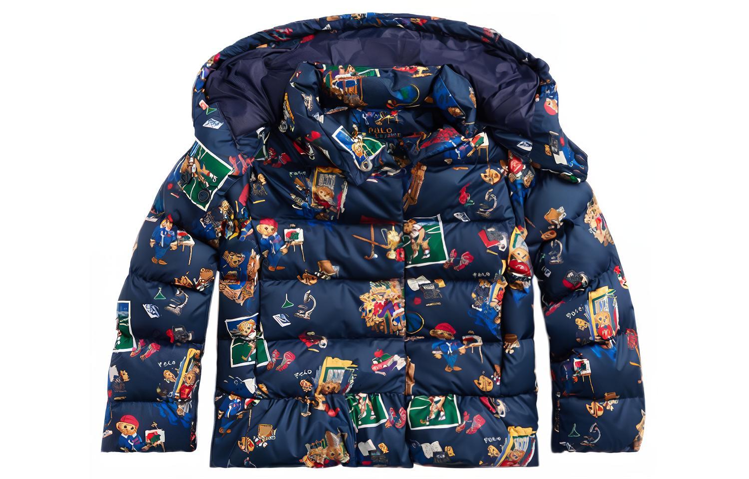 

Пуховик FW22 Kids' Polo Ralph Lauren, мультиколор