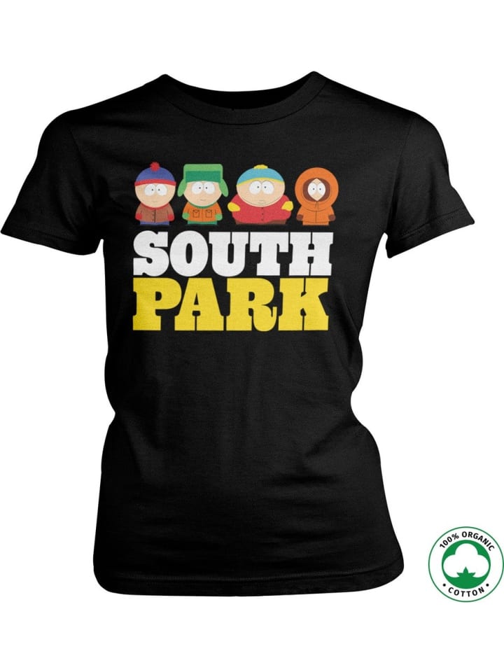 

South Park Черная футболка, Черный, South Park Черная футболка