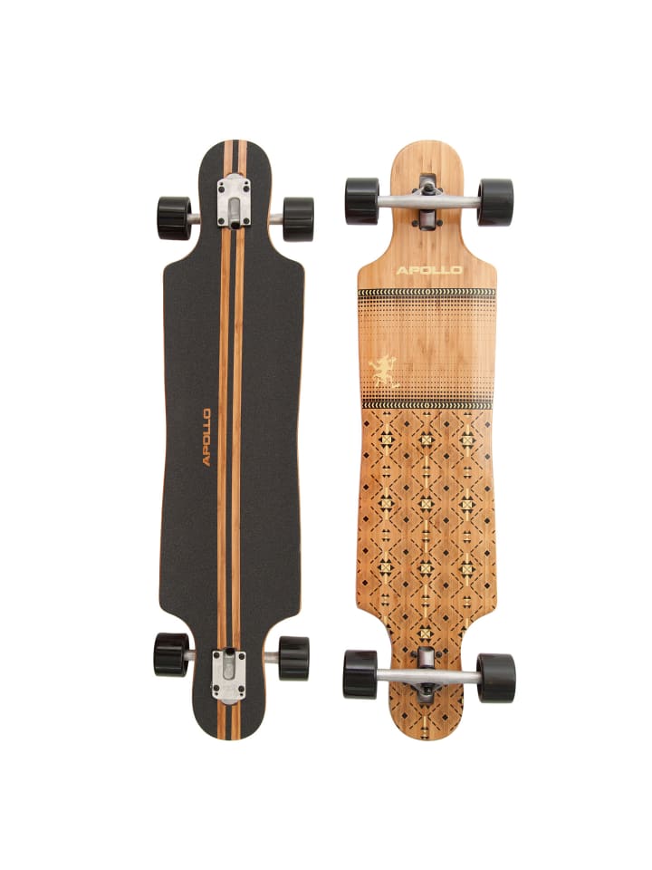 

Apollo Лонгборд Twin Tip DT "Nuku Hiva" в деревянно-черном исполнении