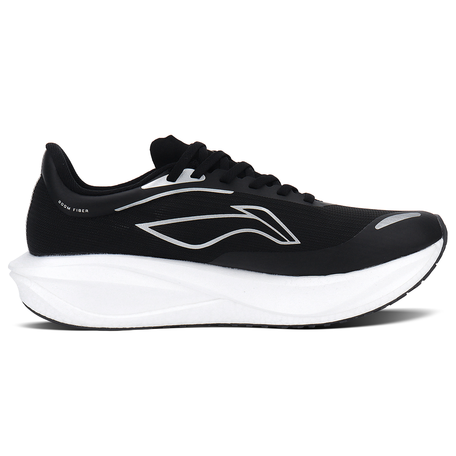 Li-Ning Feidian 5 Challenger с амортизацией, противоскользящие, с отскоком, низкие с карбоновой пластиной, серый черный[special shopping bag] — фото 4