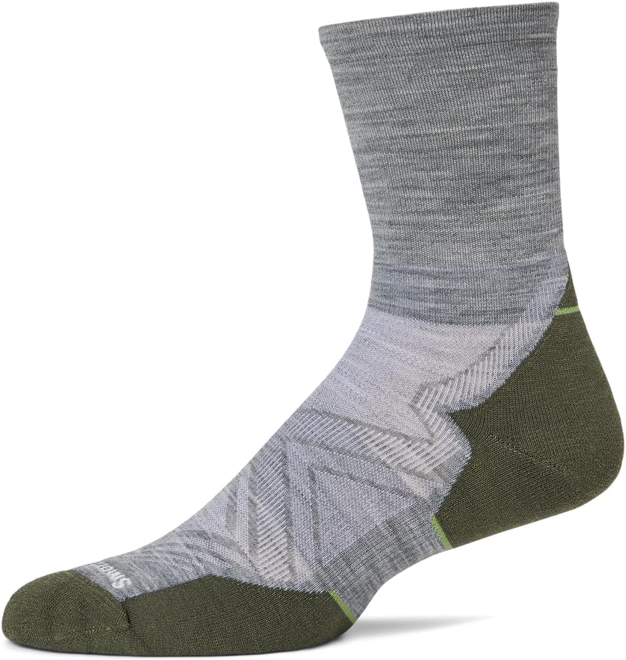 

Носки Smartwool Run Targeted Cushion Mid Crew, цвет Light Gray