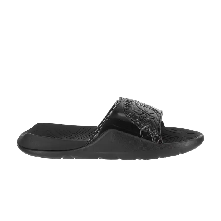 

Кроссовки Air Jordan Jordan Hydro 7 Slide 'Triple Black', черный
