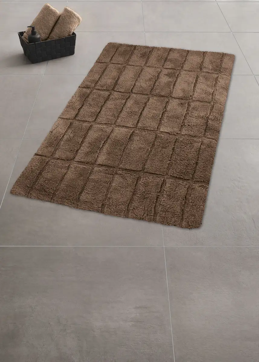 

Коврик для ванной Kleine Wolke Tiles 70х120 см, цвет brasil
