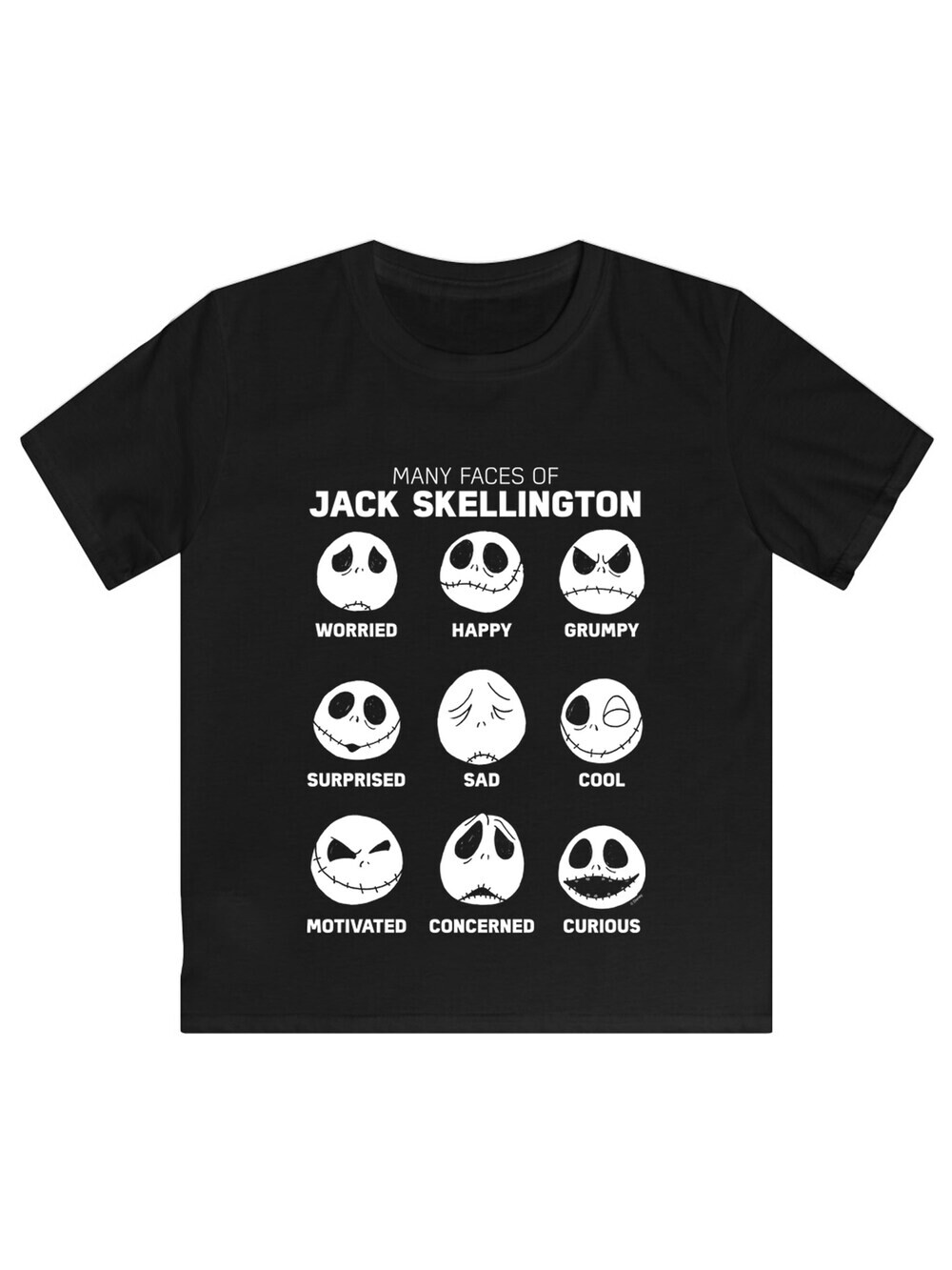 

Футболка F4Nt4Stic Disney Nightmare Before Christmas Faces of Jack, черный