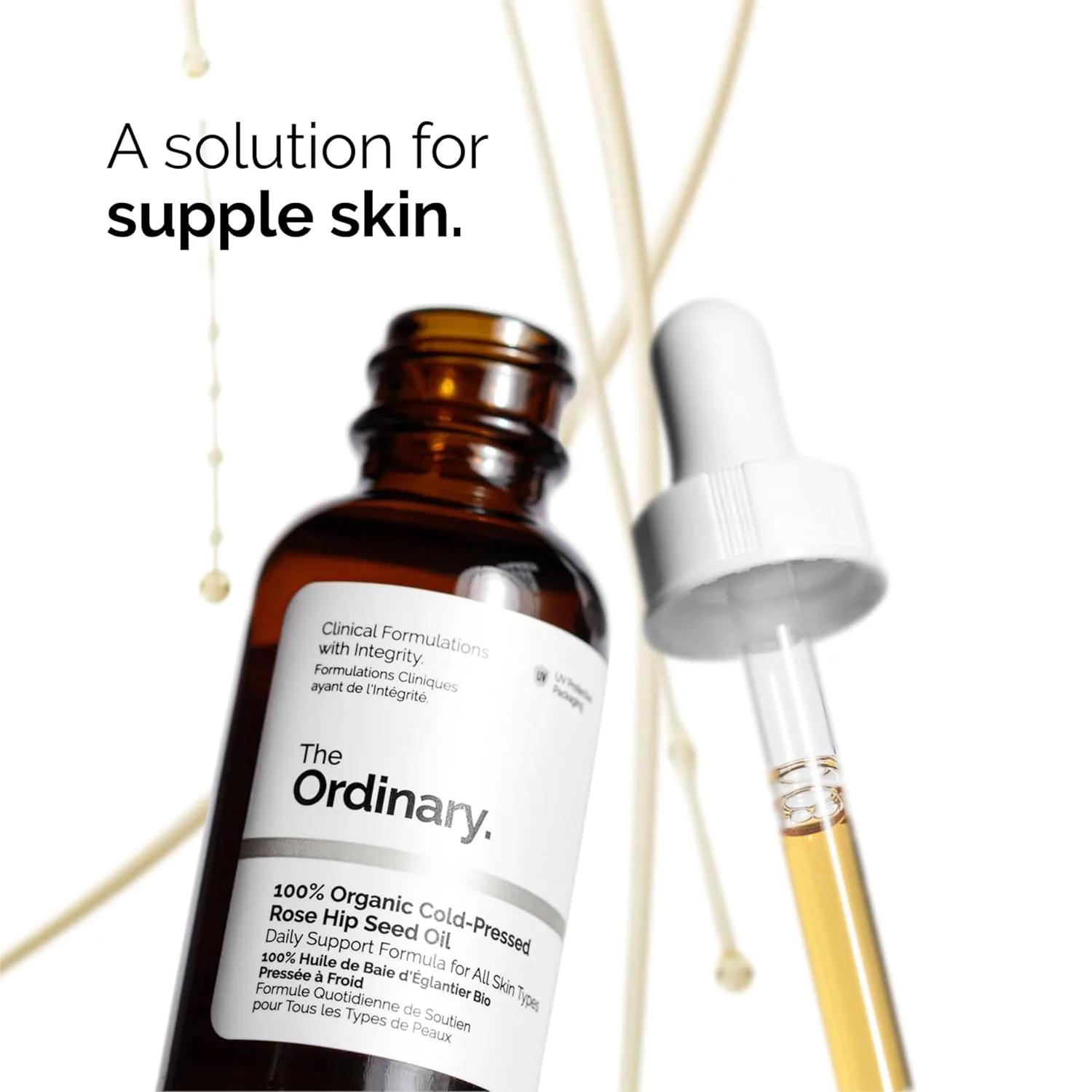 The Ordinary Antioxidant Collection - набор для ухода за кожей против старения: Ascorbyl Glucoside Solution 12%, Resveratrol 3% + Ferulic Acid 3%, 100% Organic Cold-Pressed Rose Hip Seed Oil — фото 4