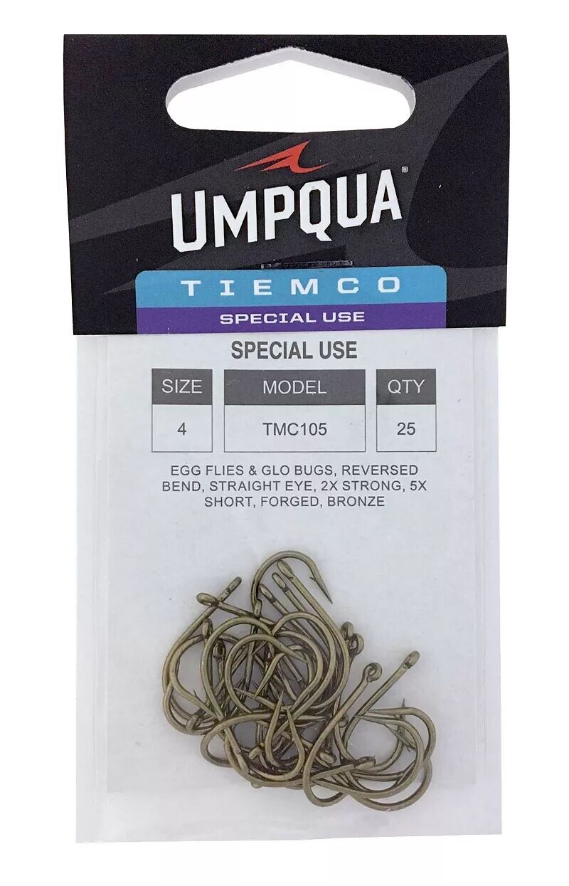 

Umpqua Tiemco TMC 105 Egg Fies Крючок Glo Bug