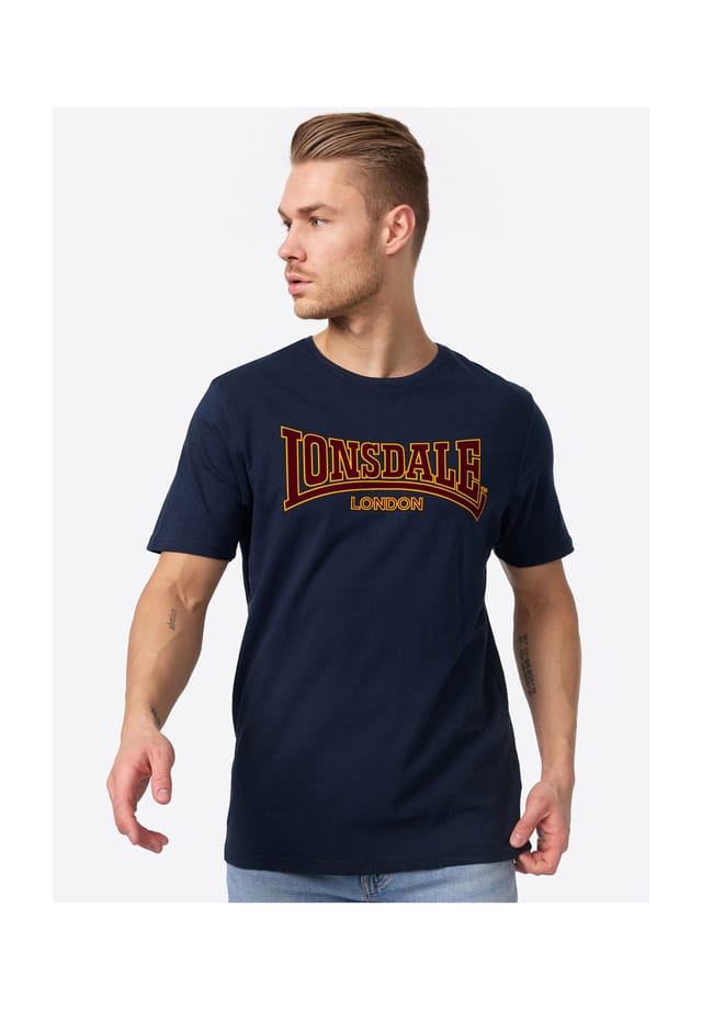 

Футболка облегающая классическая Lonsdale, синий