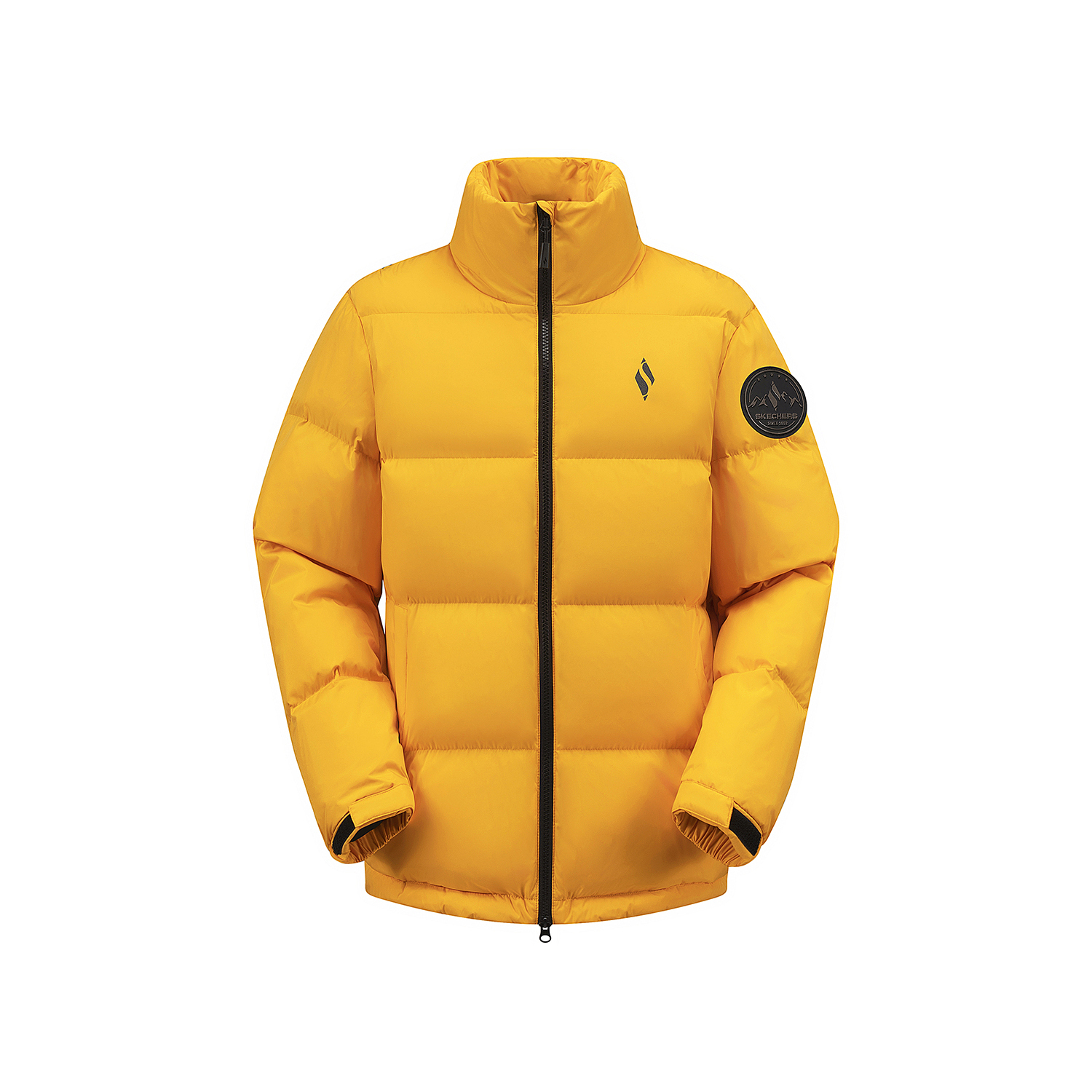 

Skechers Пуховая куртка-пальто серии Yazhuan, унисекс, угольно-черный цвет