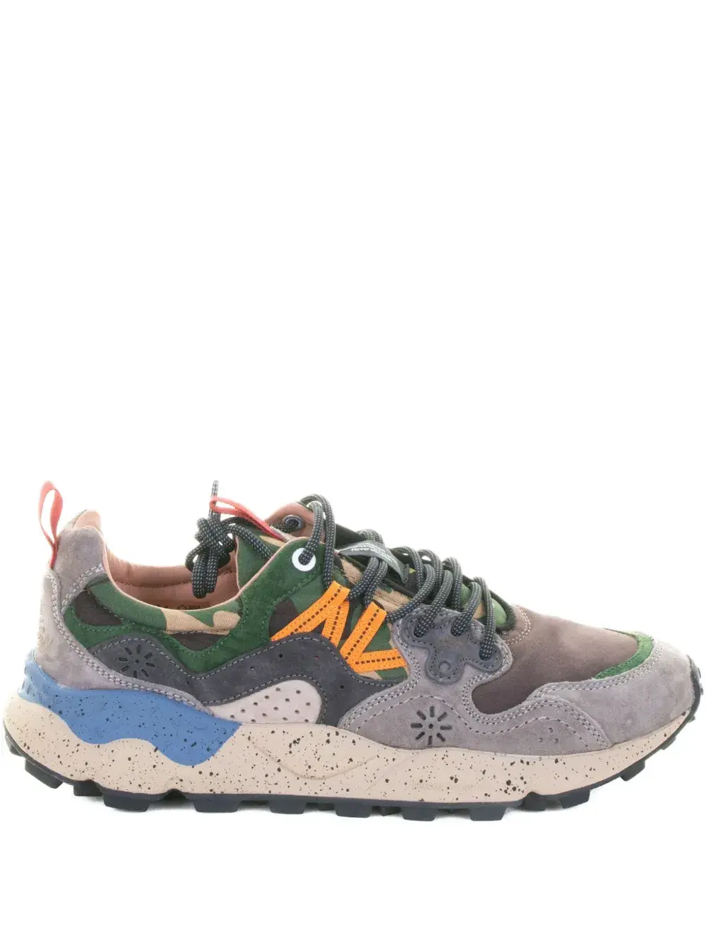 

Кроссовки Yamano 3 с камуфляжными вставками Flower Mountain, серый