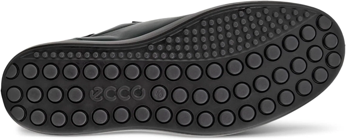 Мужские низкие кроссовки ECCO Soft 7, Sea Tangle Black Nubuck — фото 4