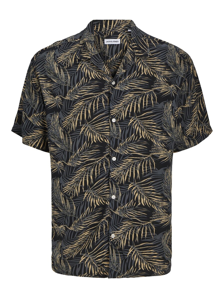 

Удобная рубашка на пуговицах JACK & JONES JJEJeff Tropical, черный