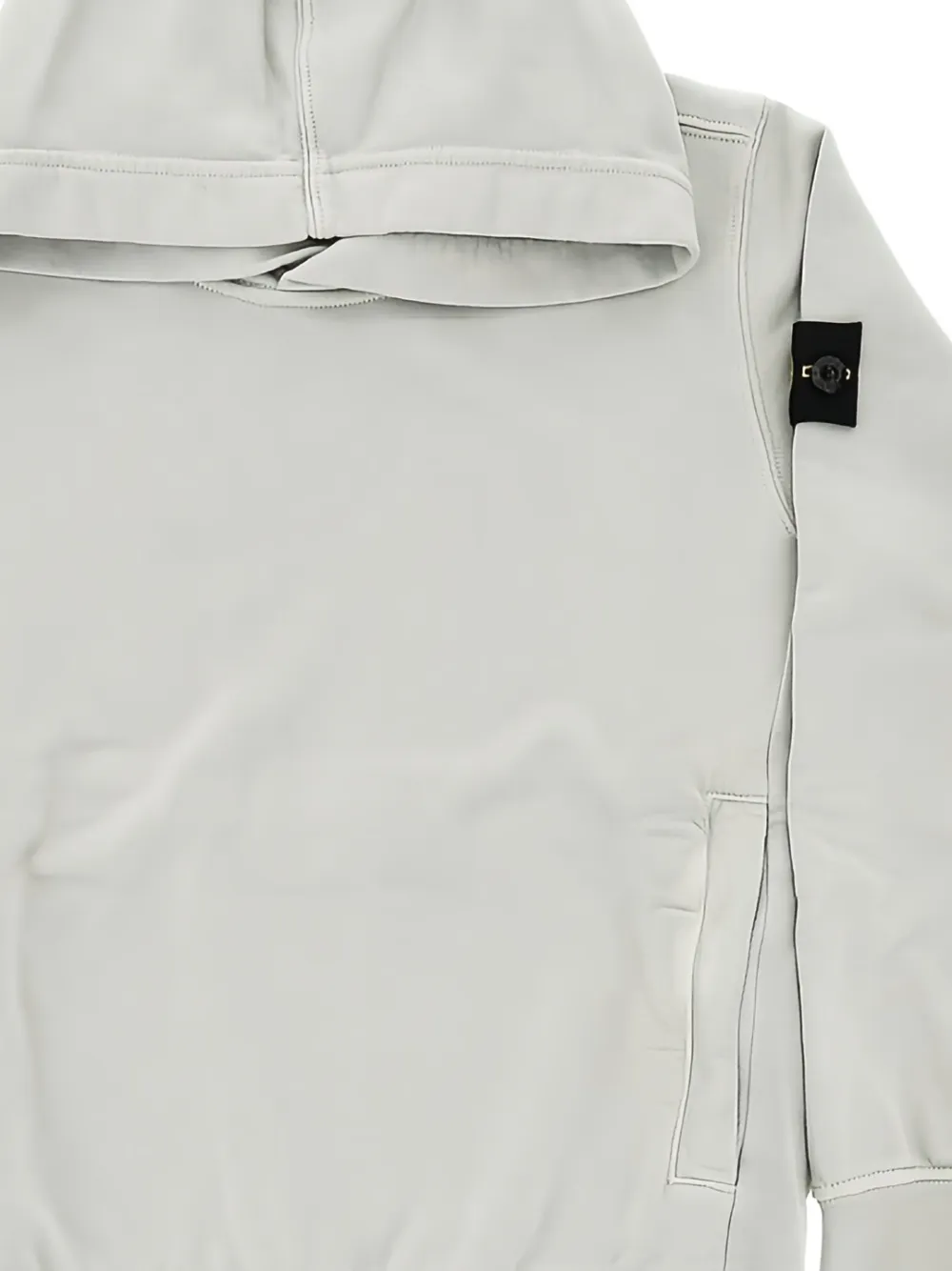 Толстовка с нашивкой-компасом Stone Island Junior, серый — фото 2