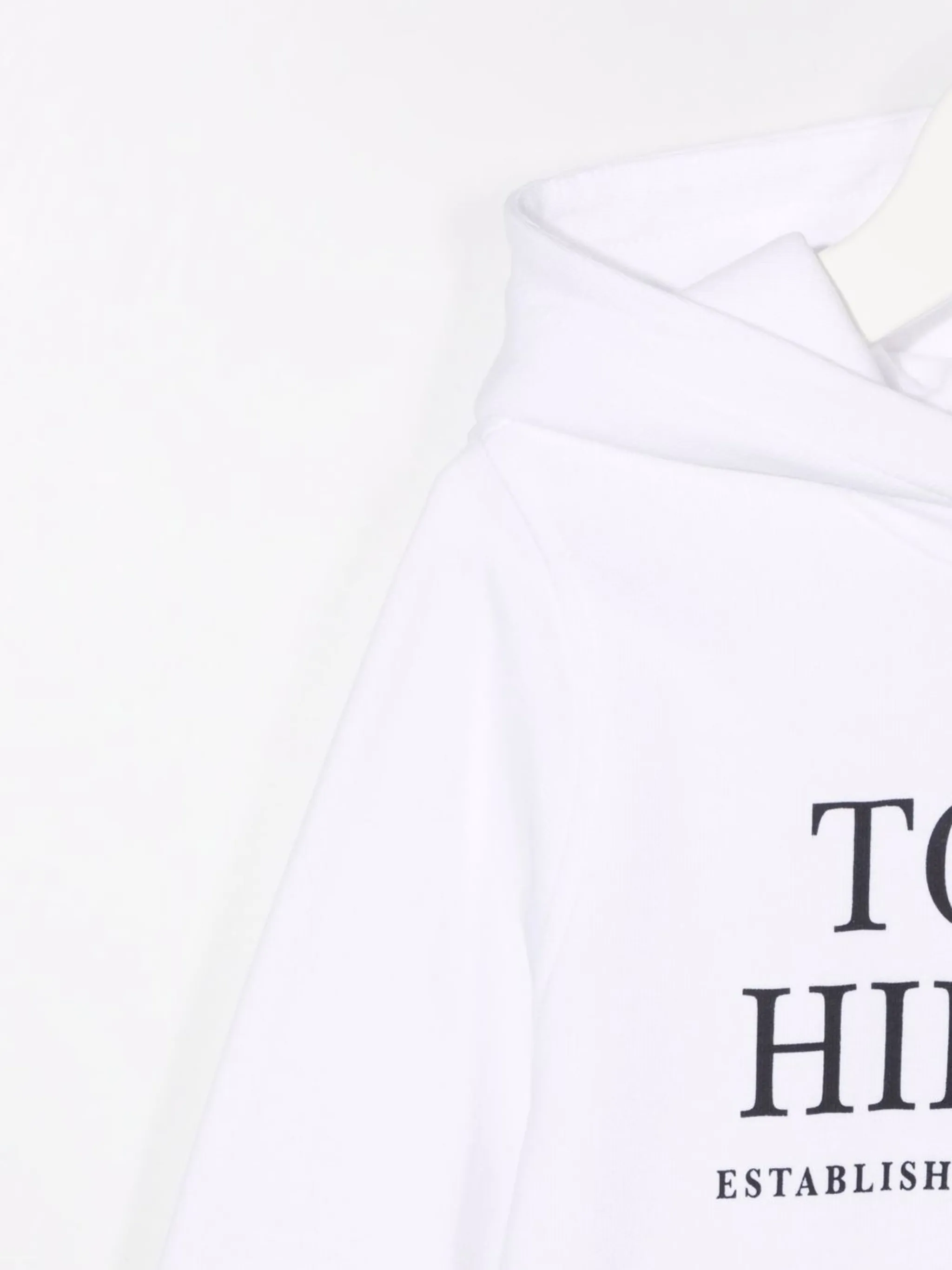 Худи из органического хлопка с логотипом Tommy Hilfiger Junior, белый — фото 3
