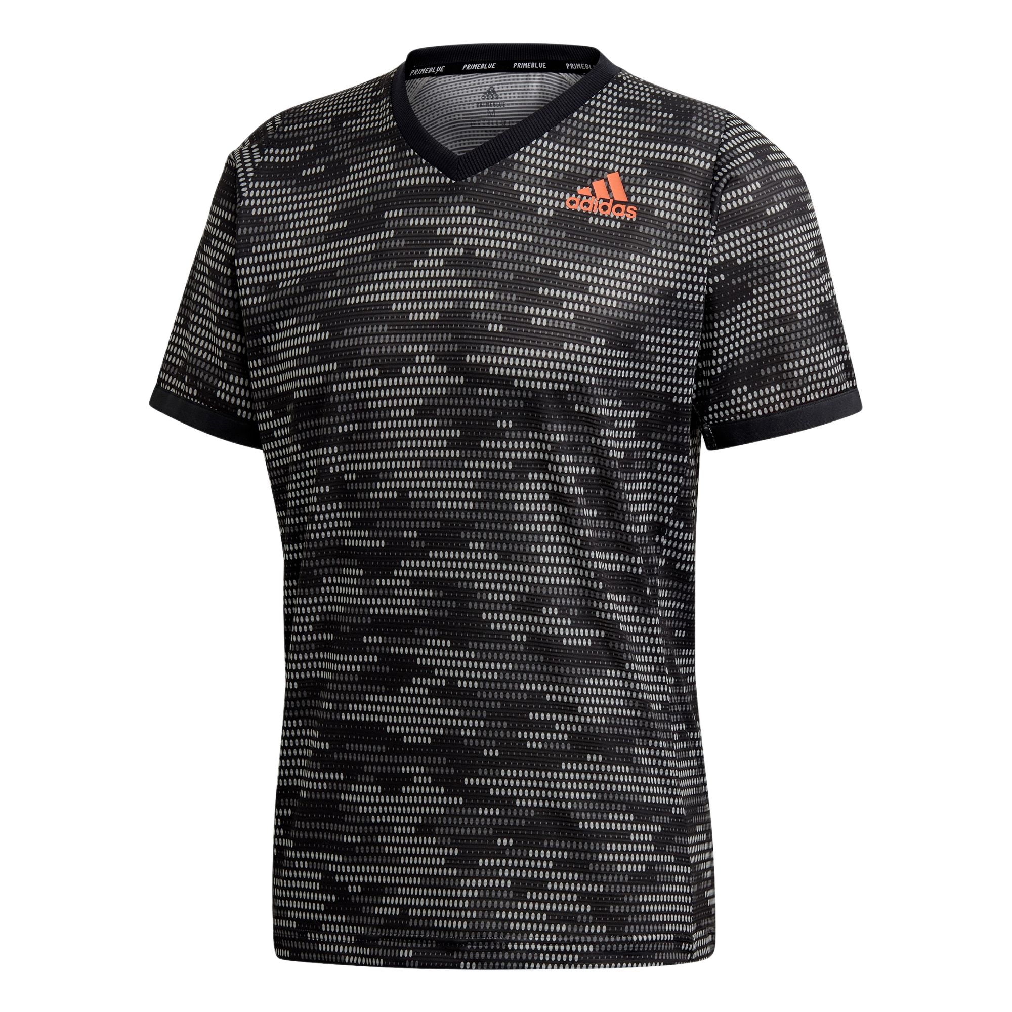 

Adidas Теннисный топ мужской, черный/оранжевый желтый