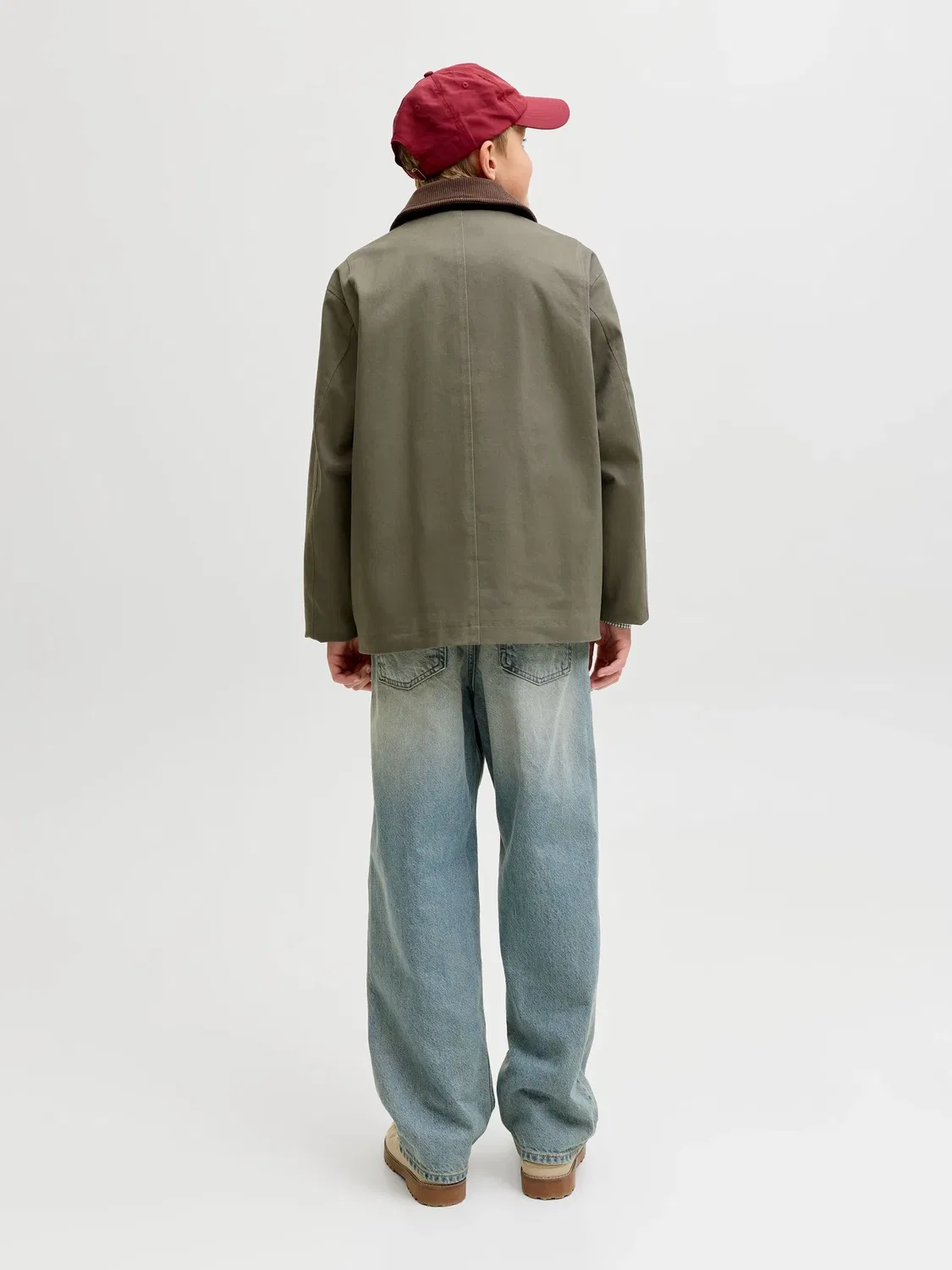Куртка в стиле workwear, JACK & JONES Junior, dusty olive — фото 3