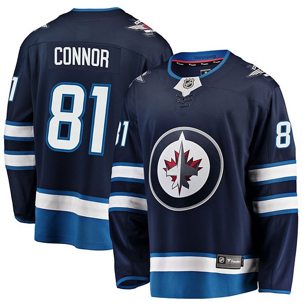 

Мужская футболка Winnipeg Jets Breakaway Replica Kyle Connor Fanatics