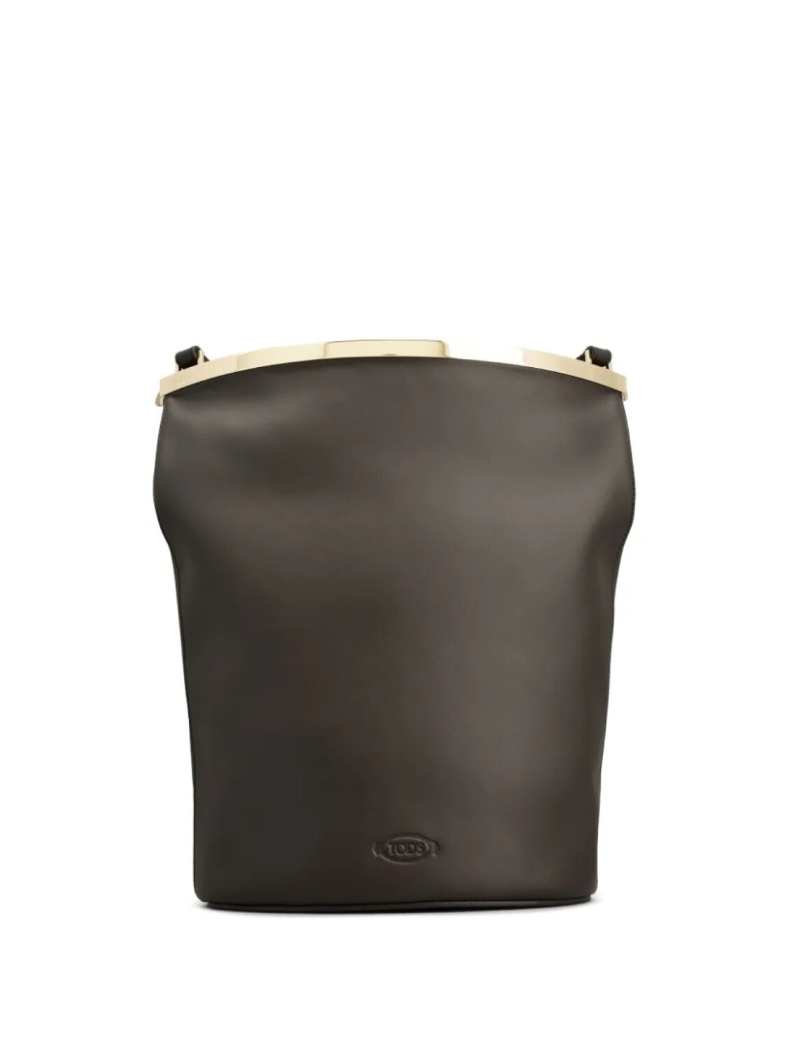 

Tod's кожаная сумка-ведро, коричневый