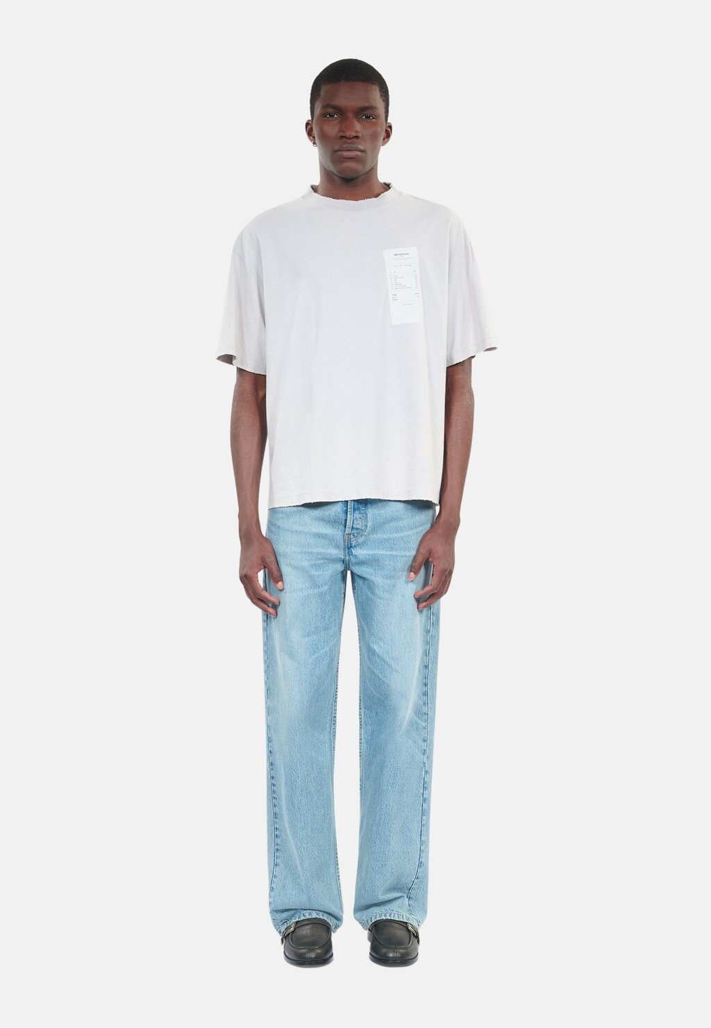 

Принт на футболке AVEC SÉRIGRA RECEIPT TEE MANCHES COURTES The Kooples, антрацит