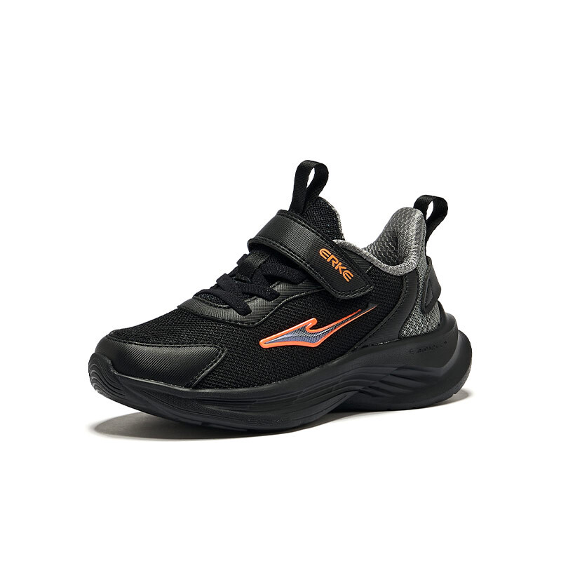 Кроссовки для детей "Дети" Erke Kids, цвет Jet Black/Steel Gray — фото 2