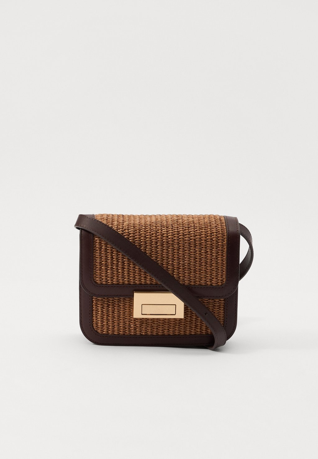 

Сумка через плечо DESI CROSSBODY WITH LOCK HARDWARE - Across body bag Loeffler Randall, коричневый