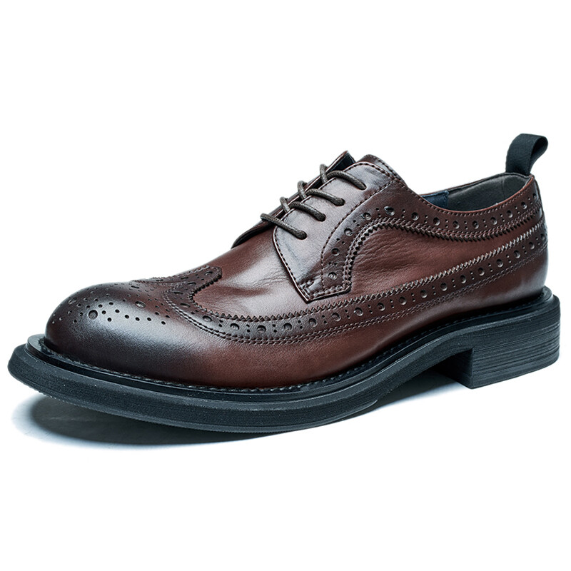 Туфли DIENGRLEY Dress Shoes Men Low-Top, черный — фото 2