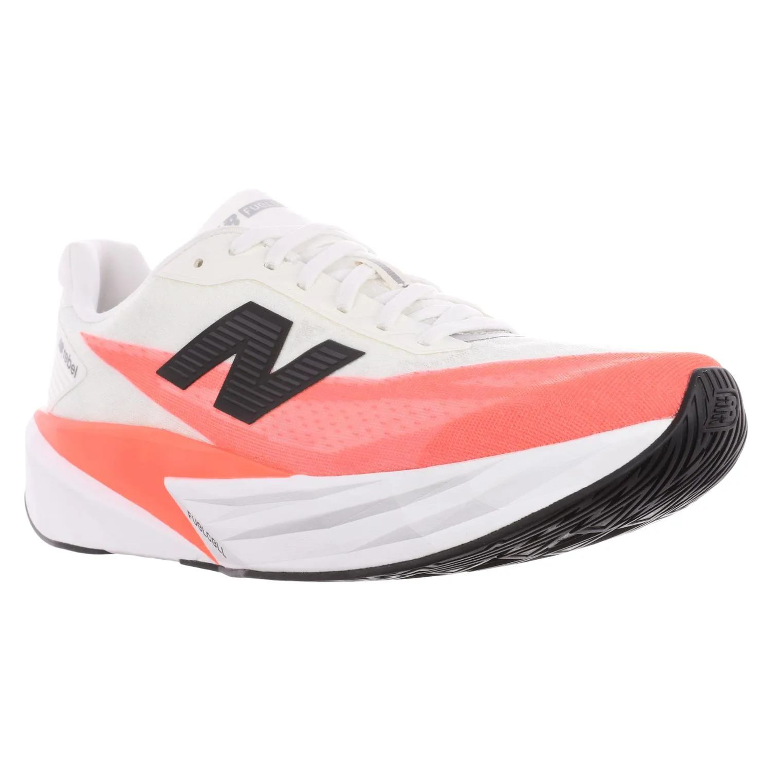 Мужские кроссовки FuelCell Rebel v5 для бега по дороге New Balance, Urgent Red/White/Sea Salt — фото 3