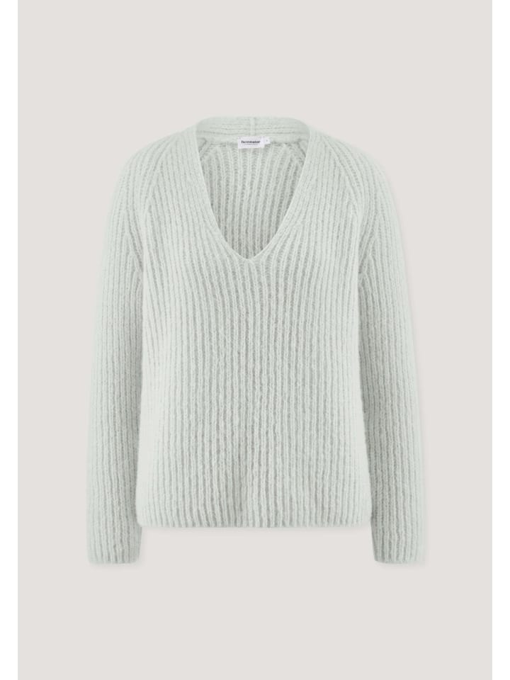 

вязаный свитер небесно-голубого цвета Hessnatur