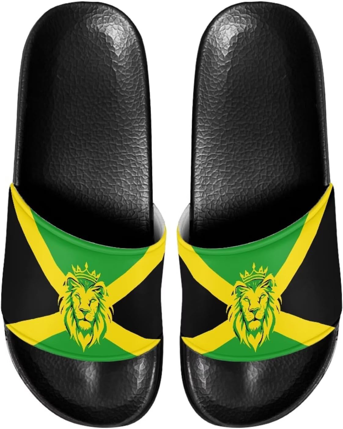 

Сандалии-шлепанцы Mintulipy унисекс для взрослых, летние тапочки для женщин и мужчин, нарядные и удобные женские сандалии, Jamaican Lion-1