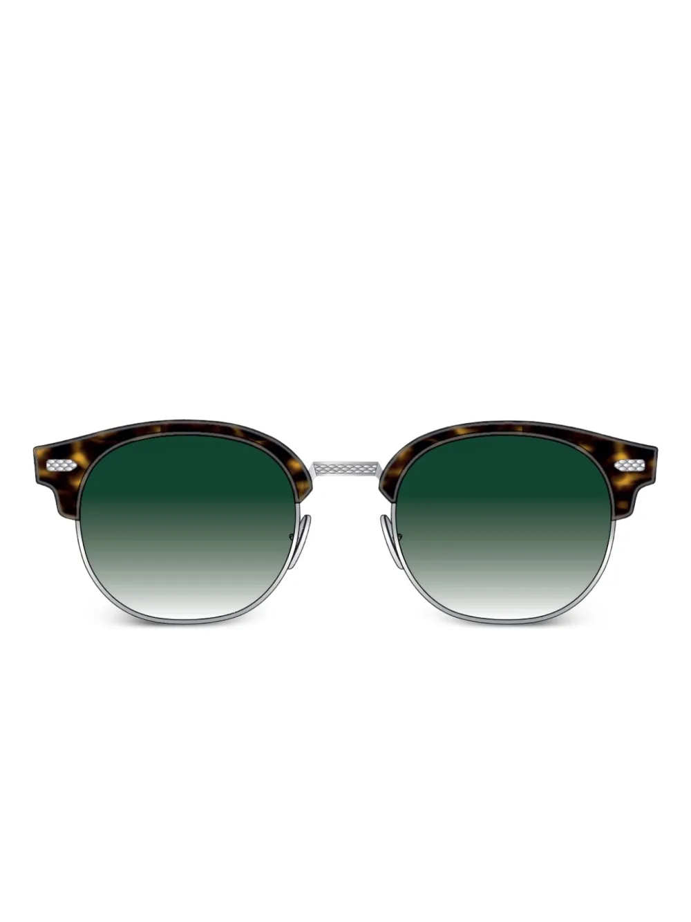 

Солнцезащитные очки Breitling Biarritz 0003 Cutler & Gross, коричневый