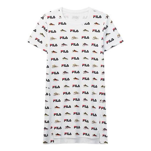 

Футболка (WMNS) FILA Sports Full Print Knit T-Shirt
