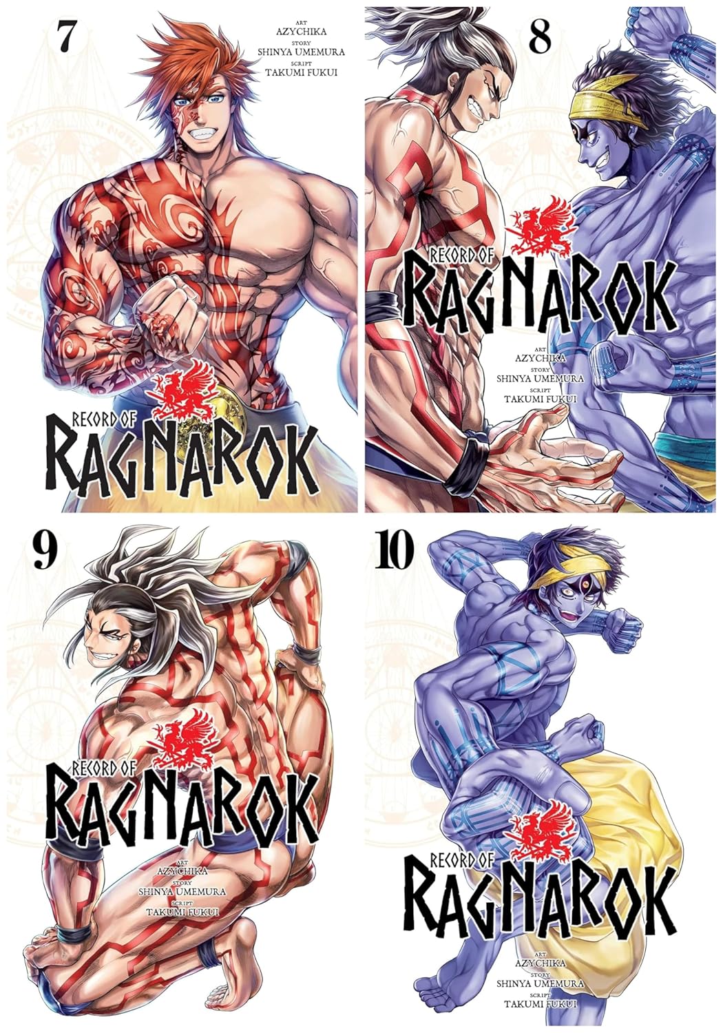 

The Record of Ragnarok Series Vol. 7 - Vol. 10 4 Manga Set (Generic)