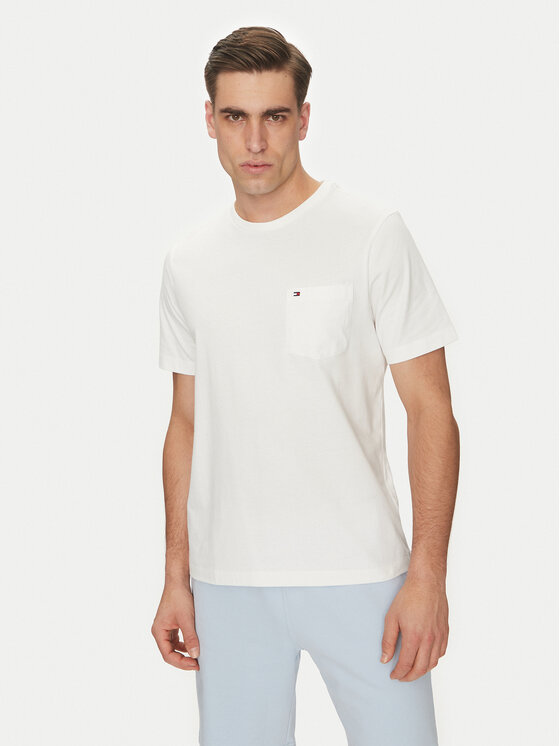 

Футболка обычного кроя Essential Solid Pocket Tee MW0MW37283 Tommy Hilfiger, белый