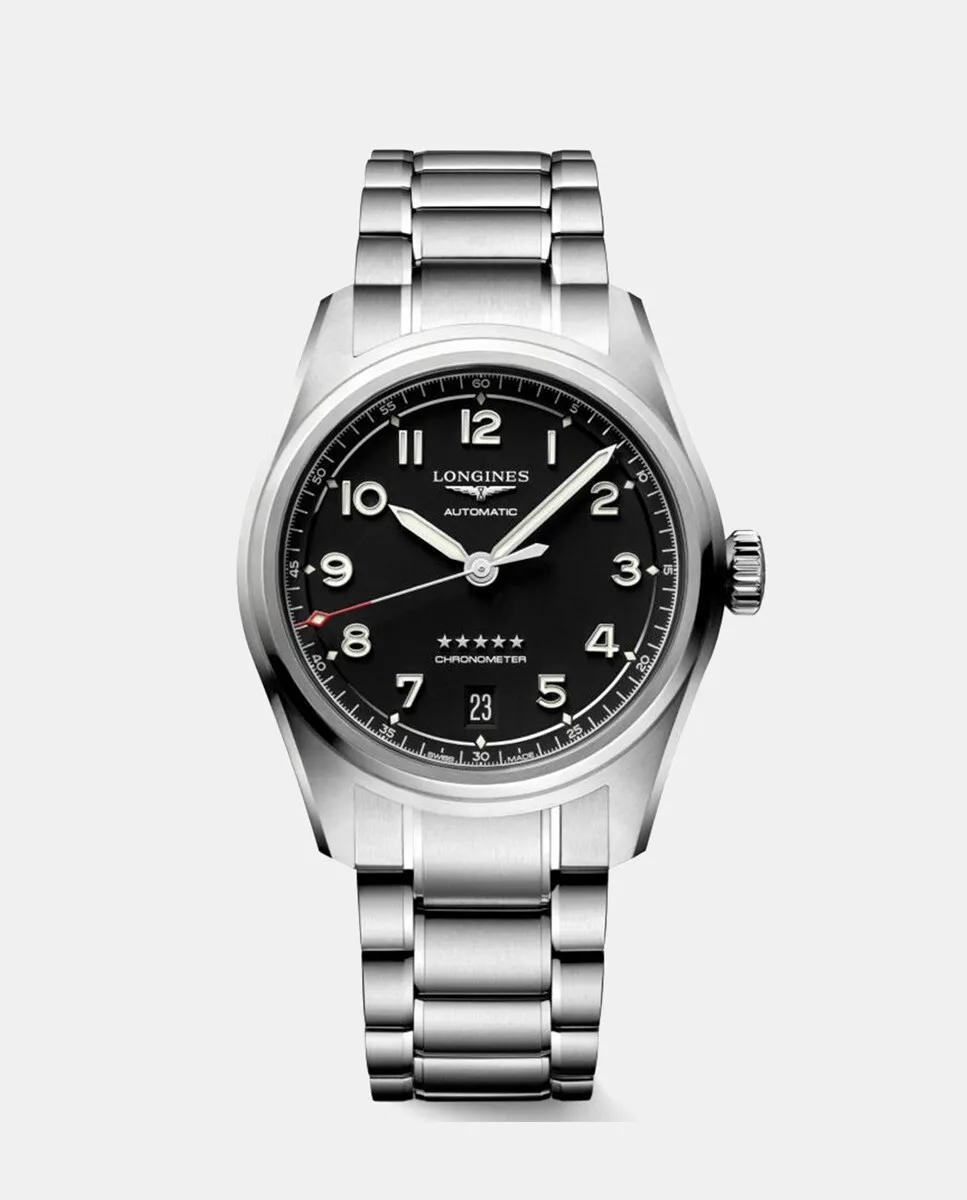 

Longines Spirit L34104536 Автоматические стальные женские часы, серебряный