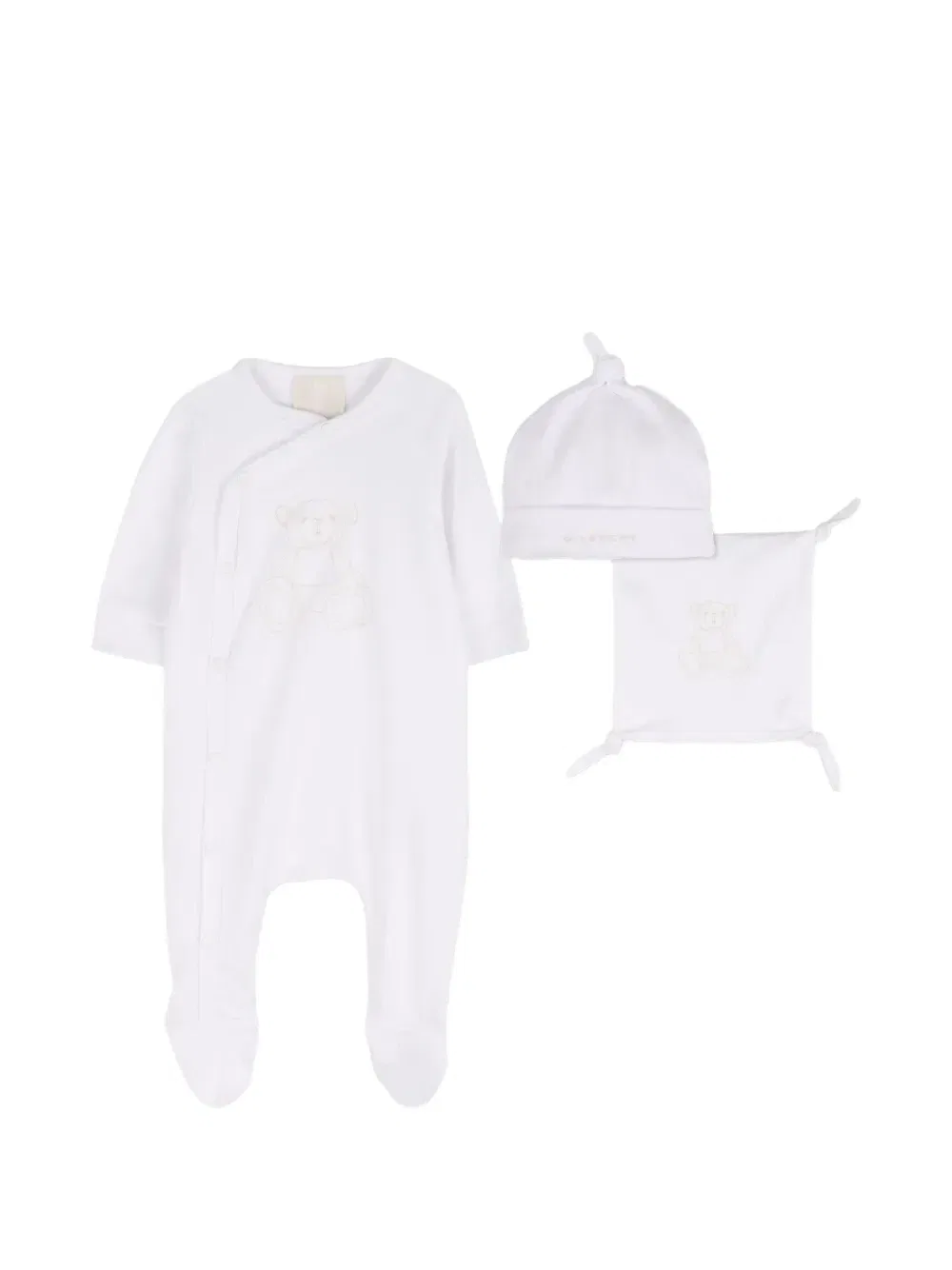 Пижама с вышивкой Givenchy Kids, белый