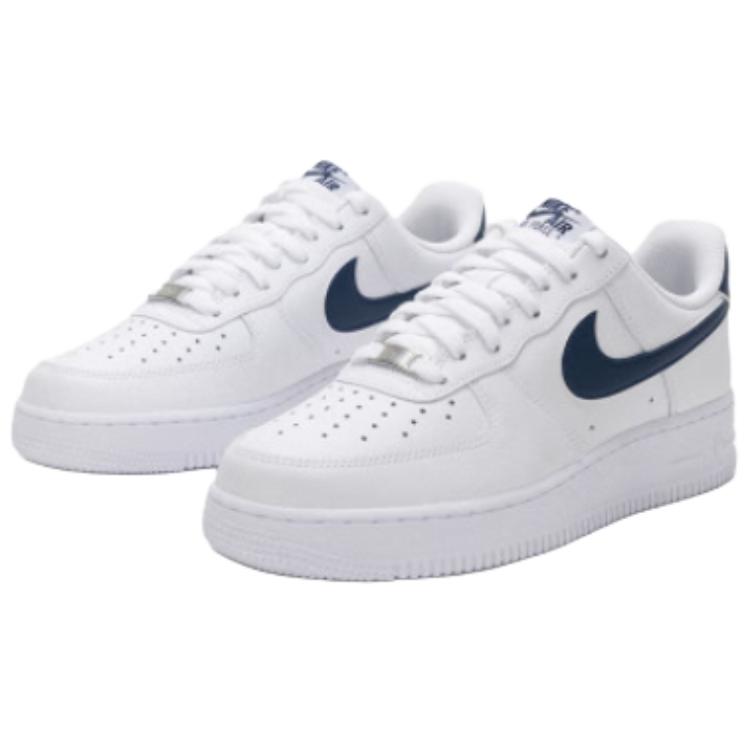 Nike Air Force 1 амортизация, легкие, дышащие низкие кроссовки для скейтбординга мужские white — фото 4