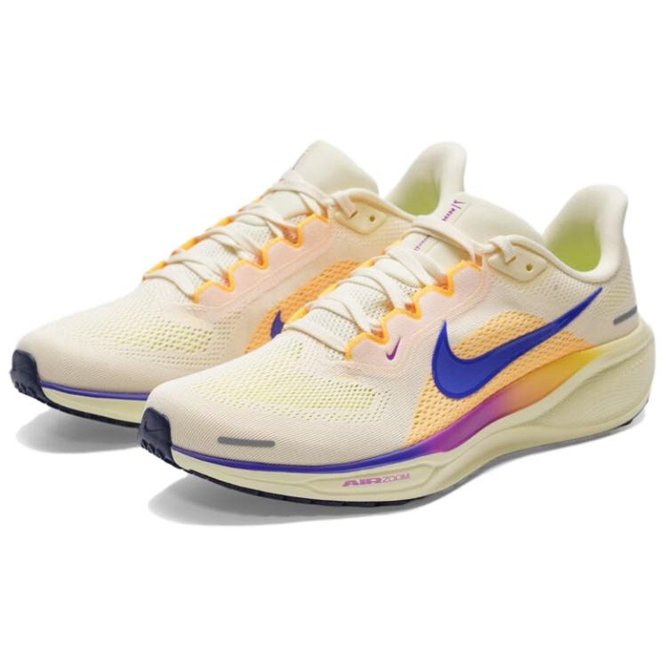 Nike Беговые кроссовки мужские Pegasus 41 Abrasion Resistant Breathable Beige — фото 4