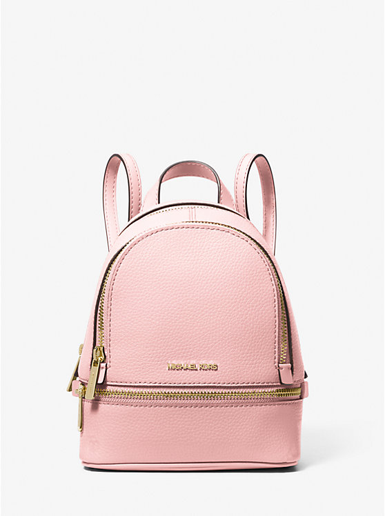 

Рюкзак Rhea очень маленького размера из шагреневой кожи Michael Kors, красный