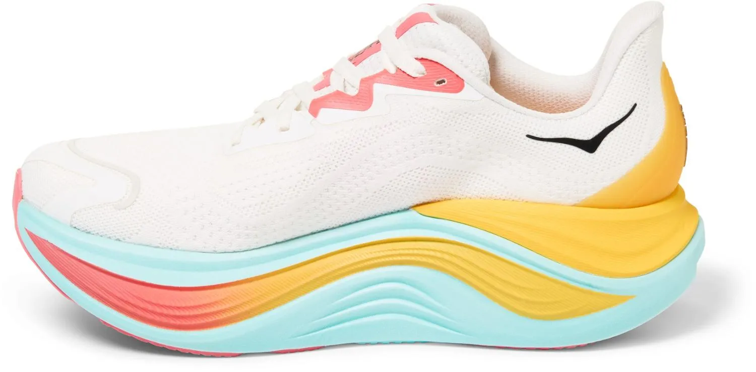 Обувь для бега Skyward X - Женская HOKA, Blanc De Blanc/Swim Day — фото 2