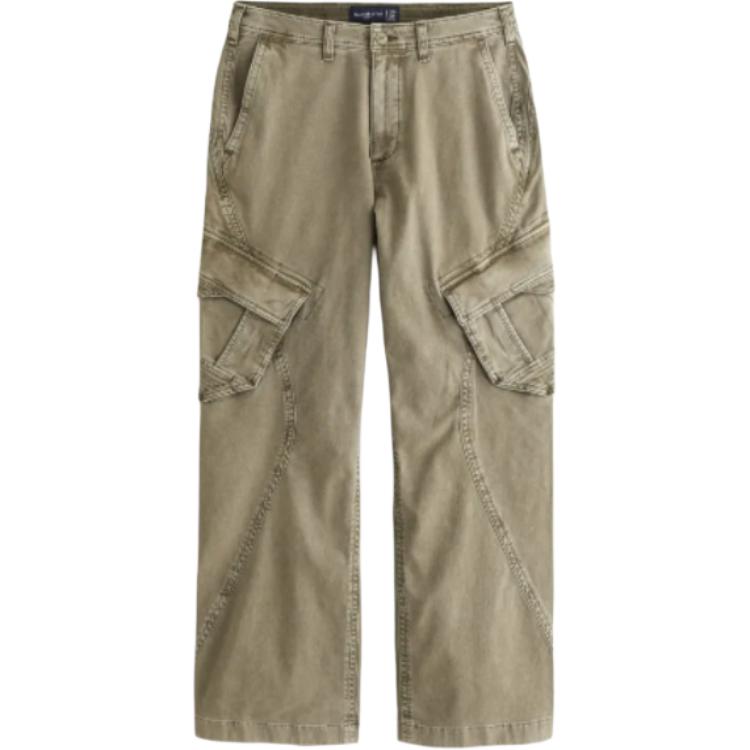 

Грузовые штаны мужские Abercrombie＆Fitch, коричневый