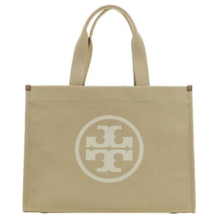 

Сумка Ella Cotton Canvas Bag, сумка-шоппер, сумка через плечо, сумка-тоут, обычная женская, орех гикори TORY BURCH