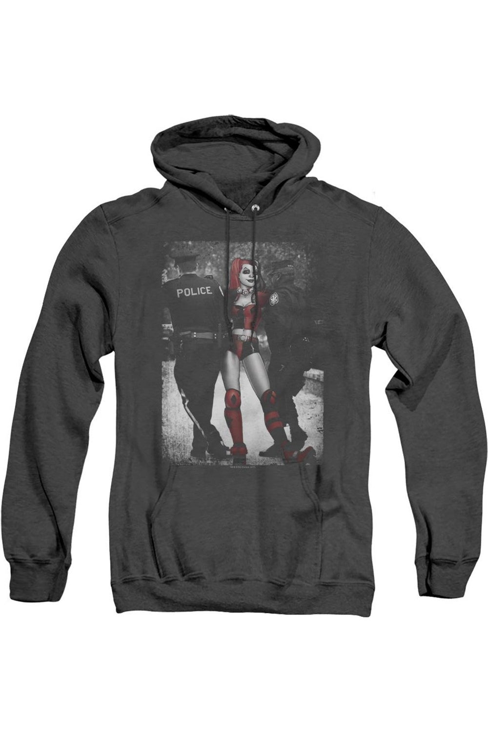 

Batman Arrest Adult Heather Hoodie / Толстовка с капюшоном Gildan, черный