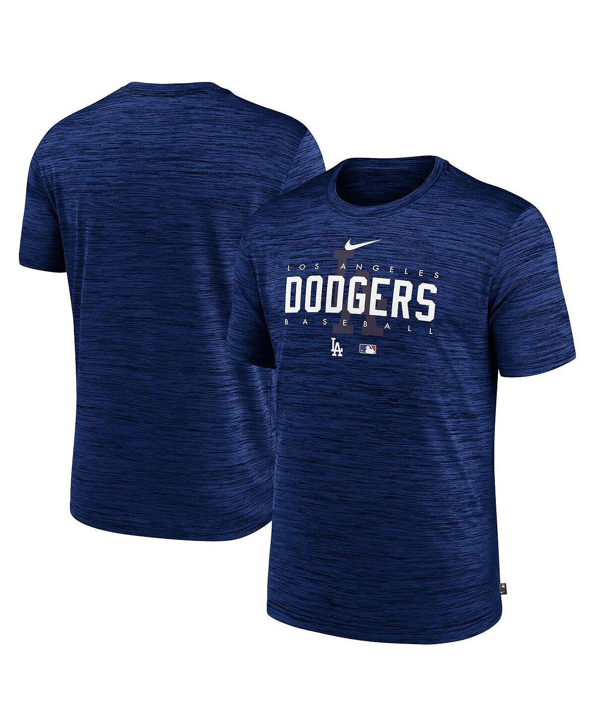 

Мужская футболка Royal Los Angeles Dodgers Authentic Collection Velocity Performance Practice Practice Nike