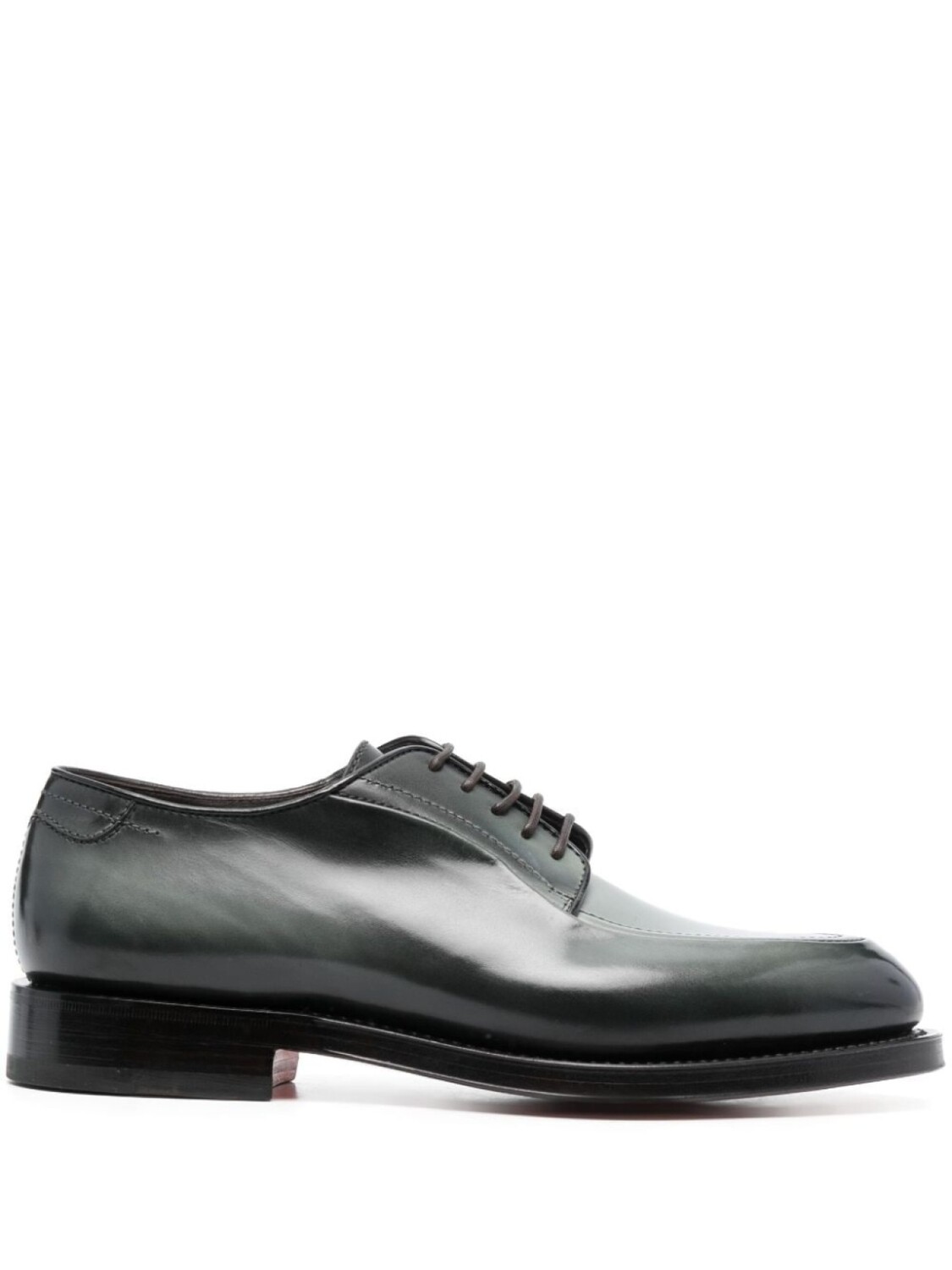 

Santoni туфли дерби с миндалевидным носком, зеленый